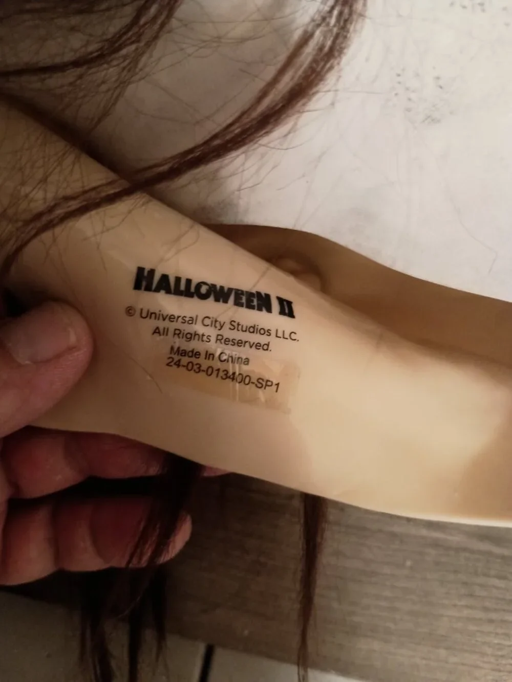 Halloween II Michael Myers Latex Halloween Mask Blood Tears Universal Studios